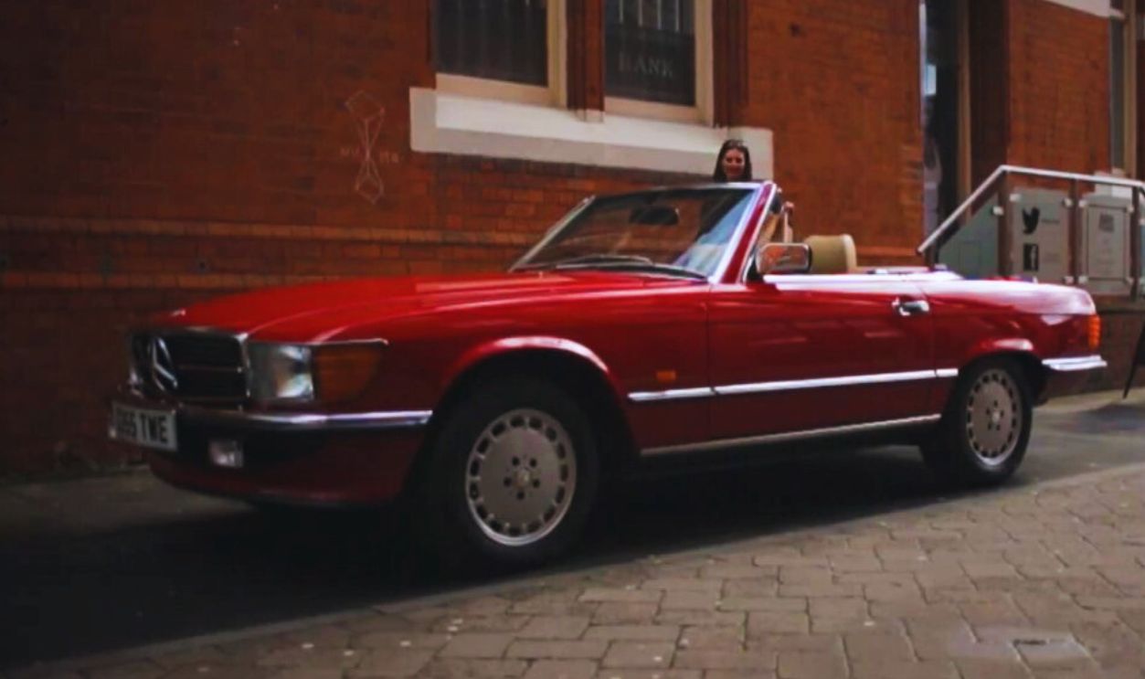 Signal Red Mercedes-Benz R107 500SL