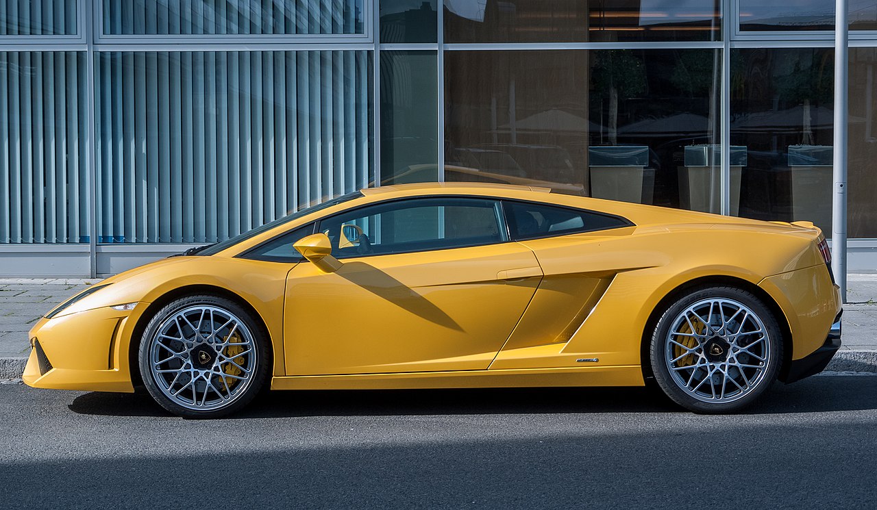 Yellow Lamborghini Gallardo