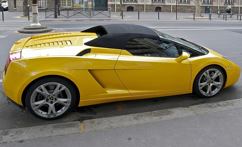 Lamborghini Jaune Gallardo Spyder
