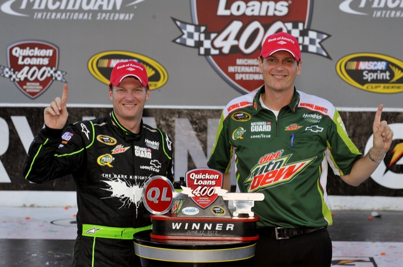 Dale Jr and Steve Letarte