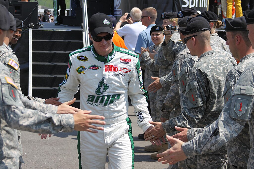 Greeting Dale Earnhardt Jr
