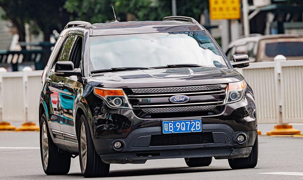 Ford Explorer (U502) spotted in China 