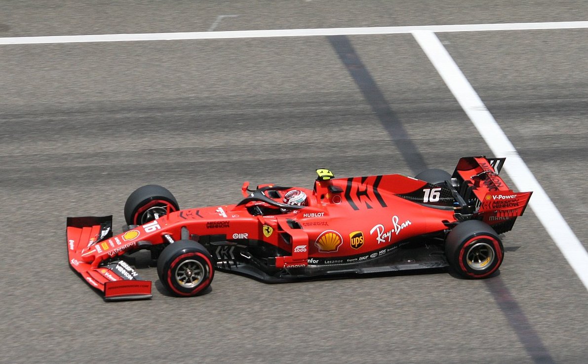 Ferrari SF90, driven by Charles Leclerc at 2019 Chinese GP