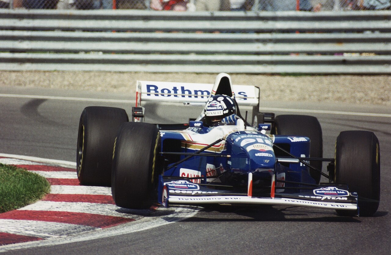 Damon Hill at the Canadian Grand Prix, Montreal, 1995