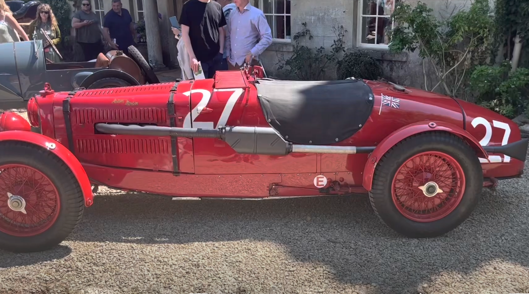 Screenshot of the Nick Mason’s rare classic and supercar collection at Middlewick House open gardens day