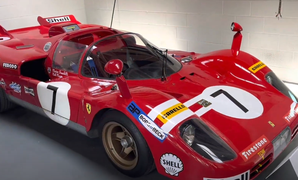 Screenshot of the Nick Mason’s rare classic and supercar collection at Middlewick House open gardens day