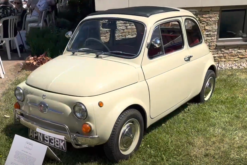 Screenshot of the Nick Mason’s rare classic and supercar collection at Middlewick House open gardens day