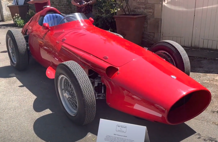 Screenshot of the Nick Mason’s rare classic and supercar collection at Middlewick House open gardens day