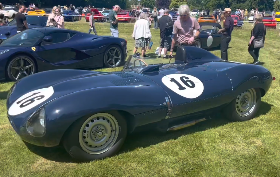 Screenshot of the Nick Mason’s rare classic and supercar collection at Middlewick House