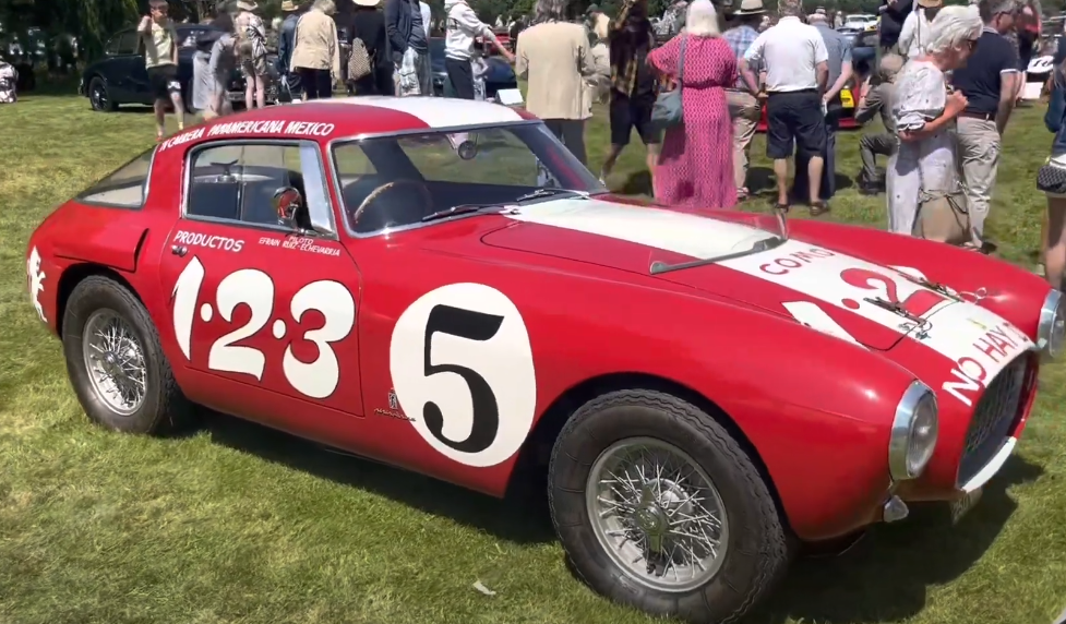 Screenshot of the Nick Mason’s rare classic and supercar collection at Middlewick House open gardens day