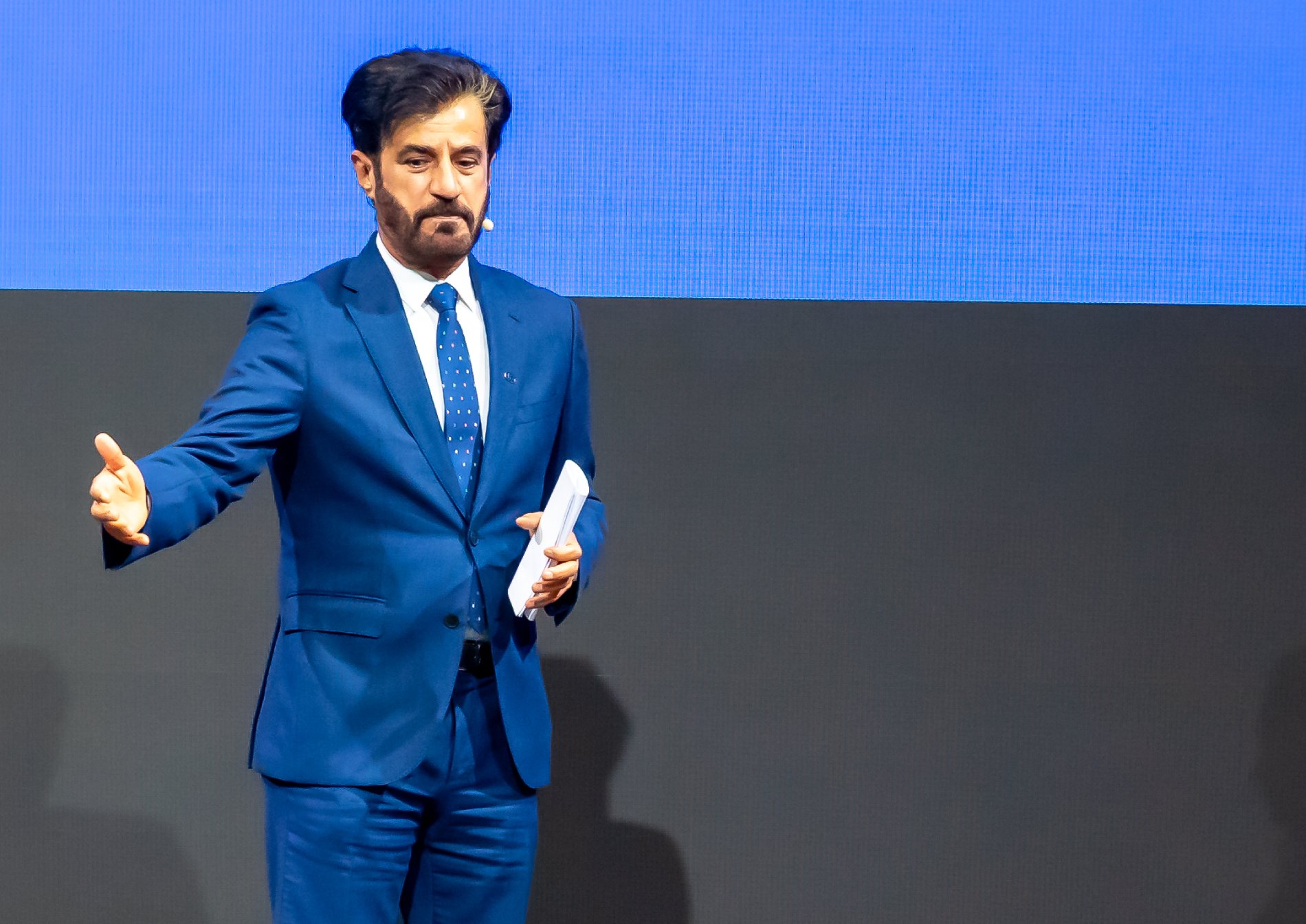 FIA president Mohammed bin Sulayem at Motor Show