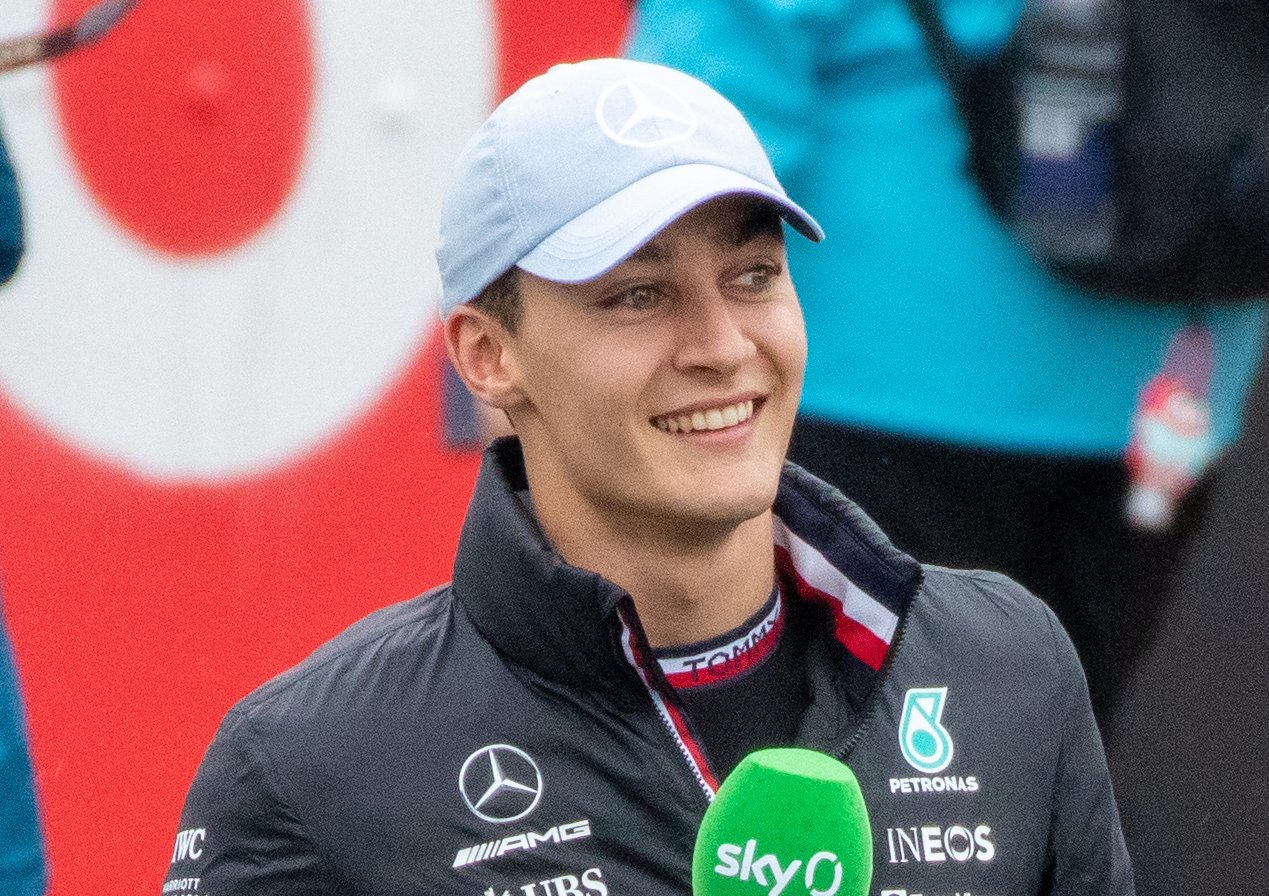 George Russell at the British GP 2022