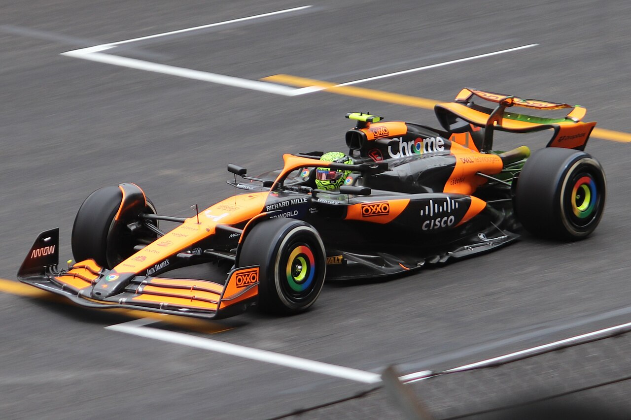 Lando Norris at the 2024 Chinese GP