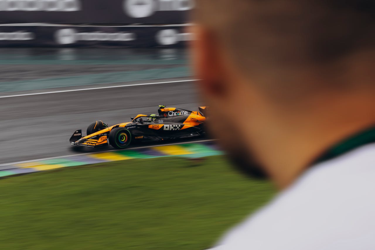 Formula 1 Race Car Blur at Speed