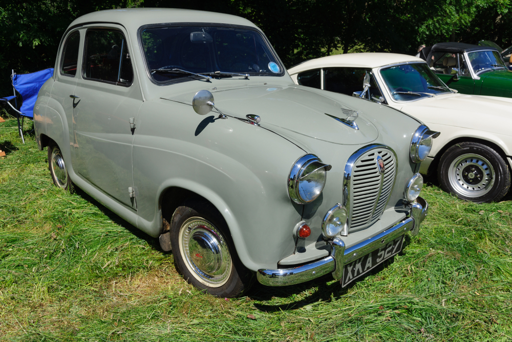 Austin A35 a classic British two door saloon car built from 1956 to 1968