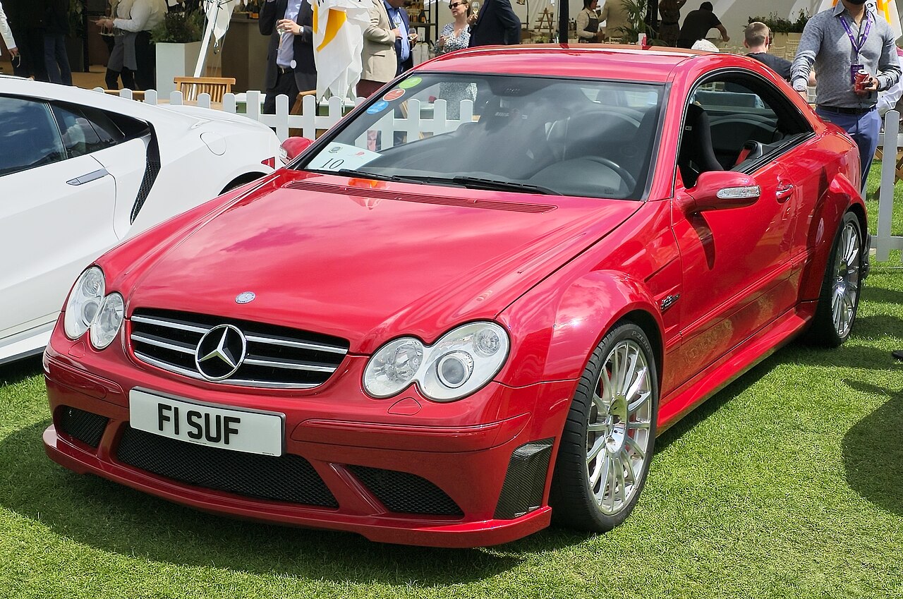 A 2008 Mercedes-Benz CLK63 AMG Black Series