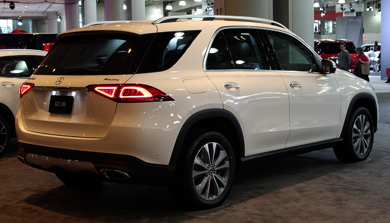 A 2020 Mercedes-Benz GLE 350 photographed during the 2019 New York International Auto Show