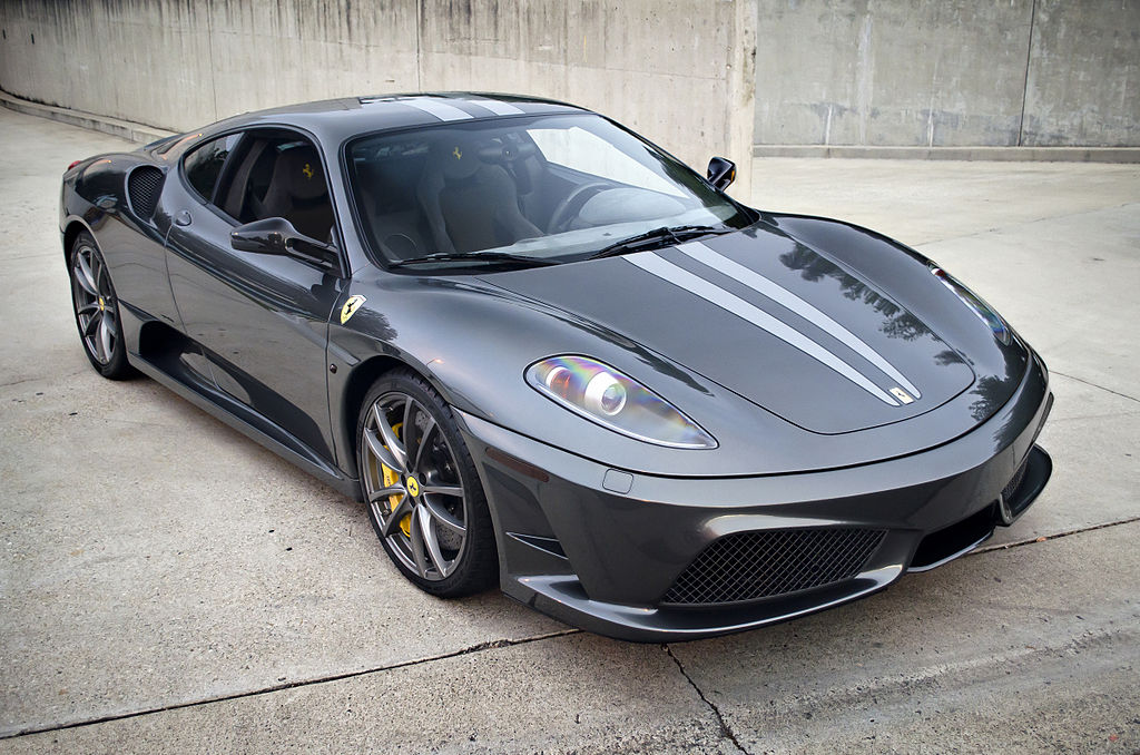 Gray Ferrari 430 Scuderia 