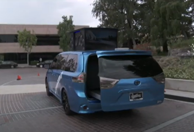 Toyota Sienna rear view