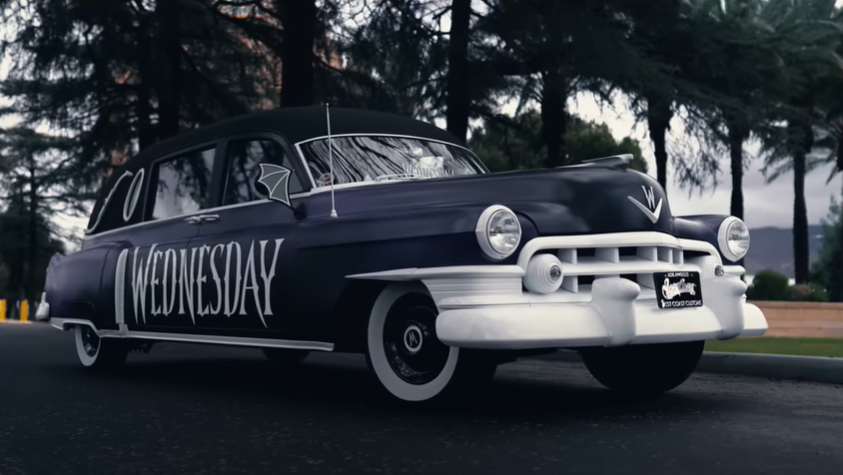 Custom made Wednesday car