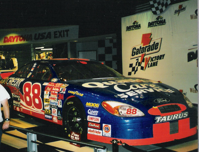 Dale Jarrett's 2000 Daytona 500 winning car at Daytona USA