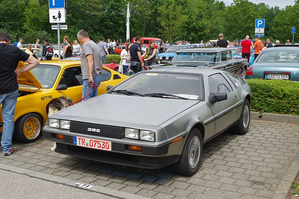 DeLorean DMC-12 on a car show