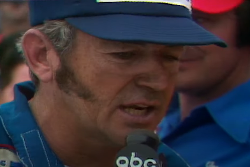 Screenshot of the You Tube video 1978 Daytona 500 from Daytona International Speedway