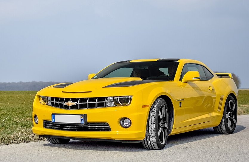 Yellow Chevrolet Camaro 