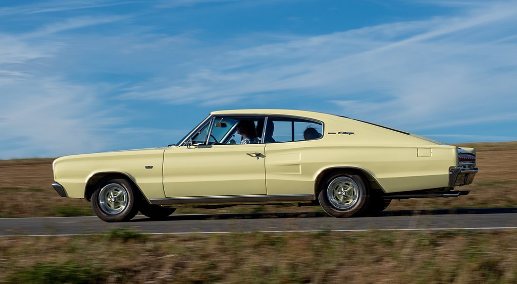 Speeding Dodge Charger (1967)