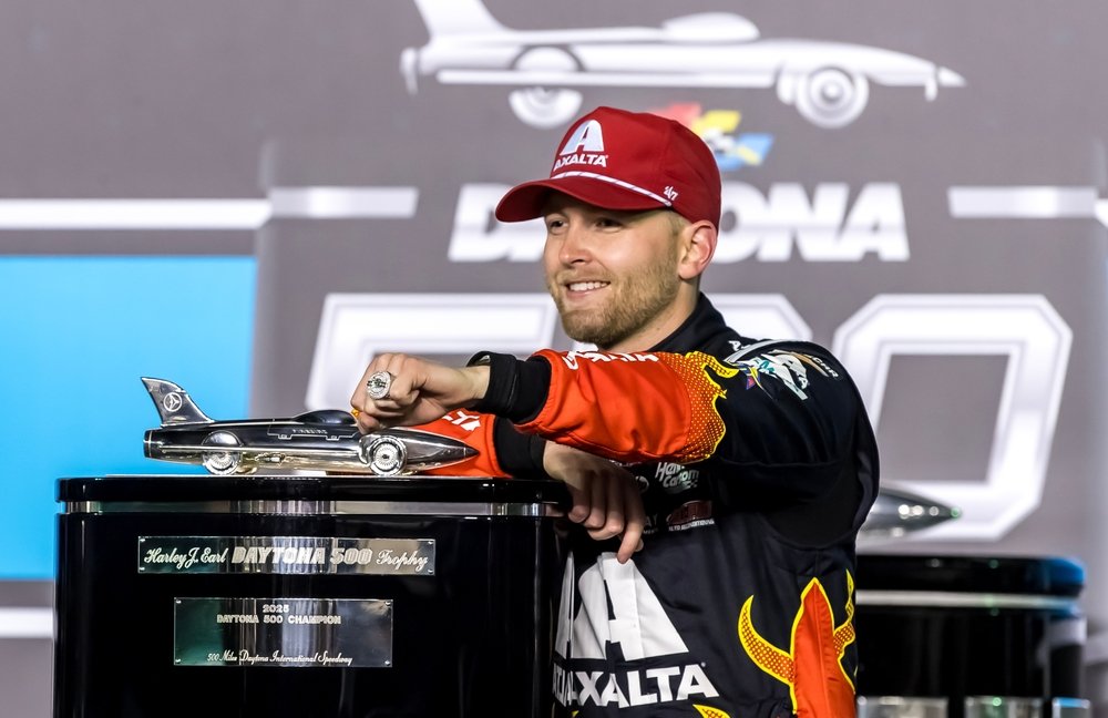 NASCAR Cup Series series driver, WILLIAM BYRON (24) of Charlotte, NC, wins the Daytona 500