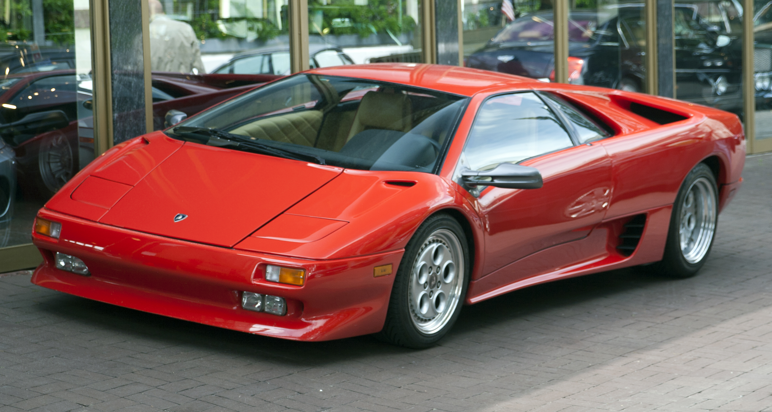 Early Lamborghini Diablo In Red