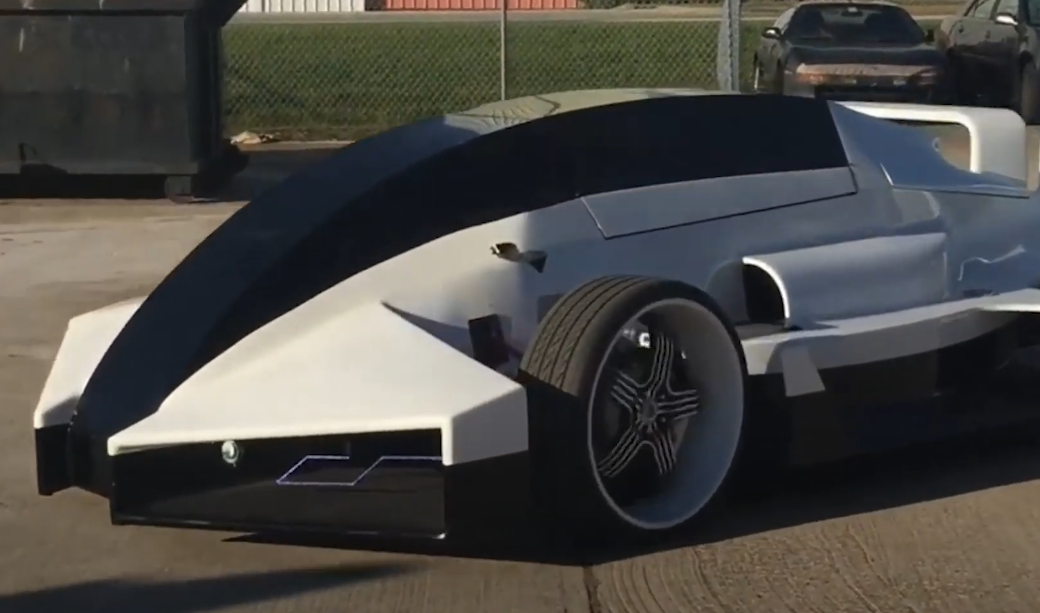 Screenshot of the video 50 CENT Spends $1,500,000 On INSANE One of a Kind “Jet Car”