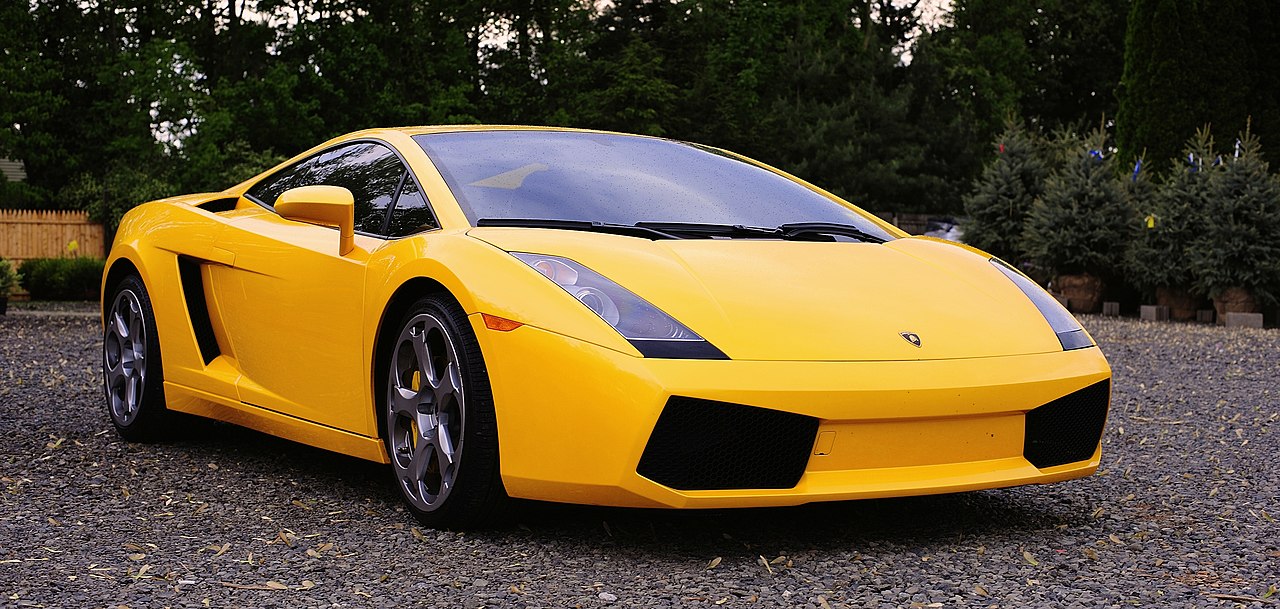Yellow Lamborghini Gallardo Edit