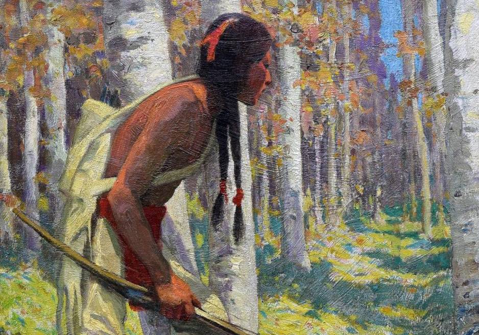 Eanger Irving Couse - Indian Hunter (C. 1925)