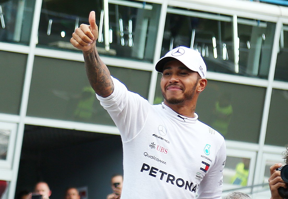 F1 driver Lewis Hamilton