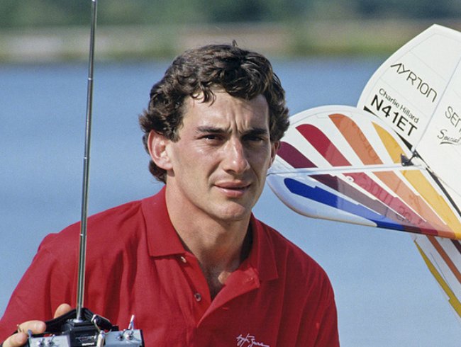 F1 driver Ayrton Senna