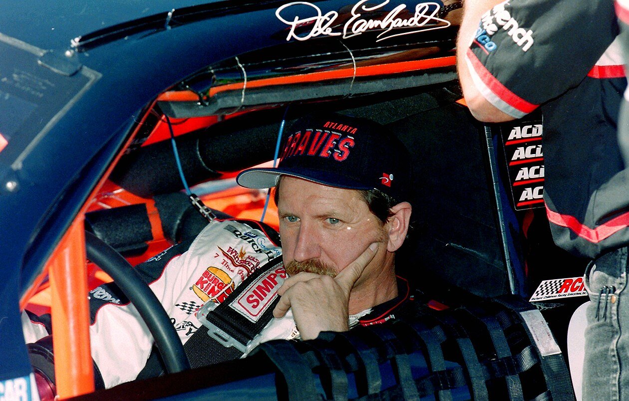 NASCAR champion Dale Earnhardt in the No. 3 car