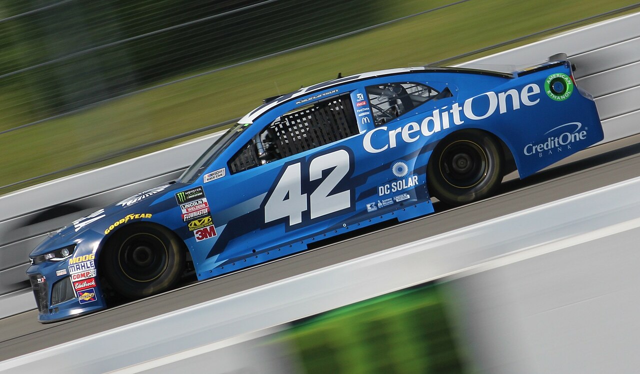 Kyle Larson's No. 42 DC Solar/Credit One Bank Chevrolet