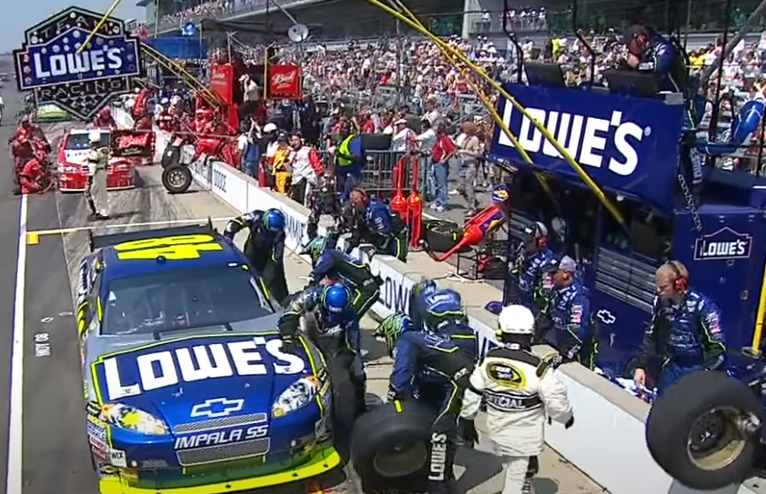 Screenshot of the video 2008 NASCAR Sprint Cup Series Brickyard 400 @ Indianapolis | Full Race