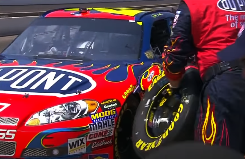 Screenshot of the video 2008 NASCAR Sprint Cup Series Brickyard 400 @ Indianapolis | Full Race