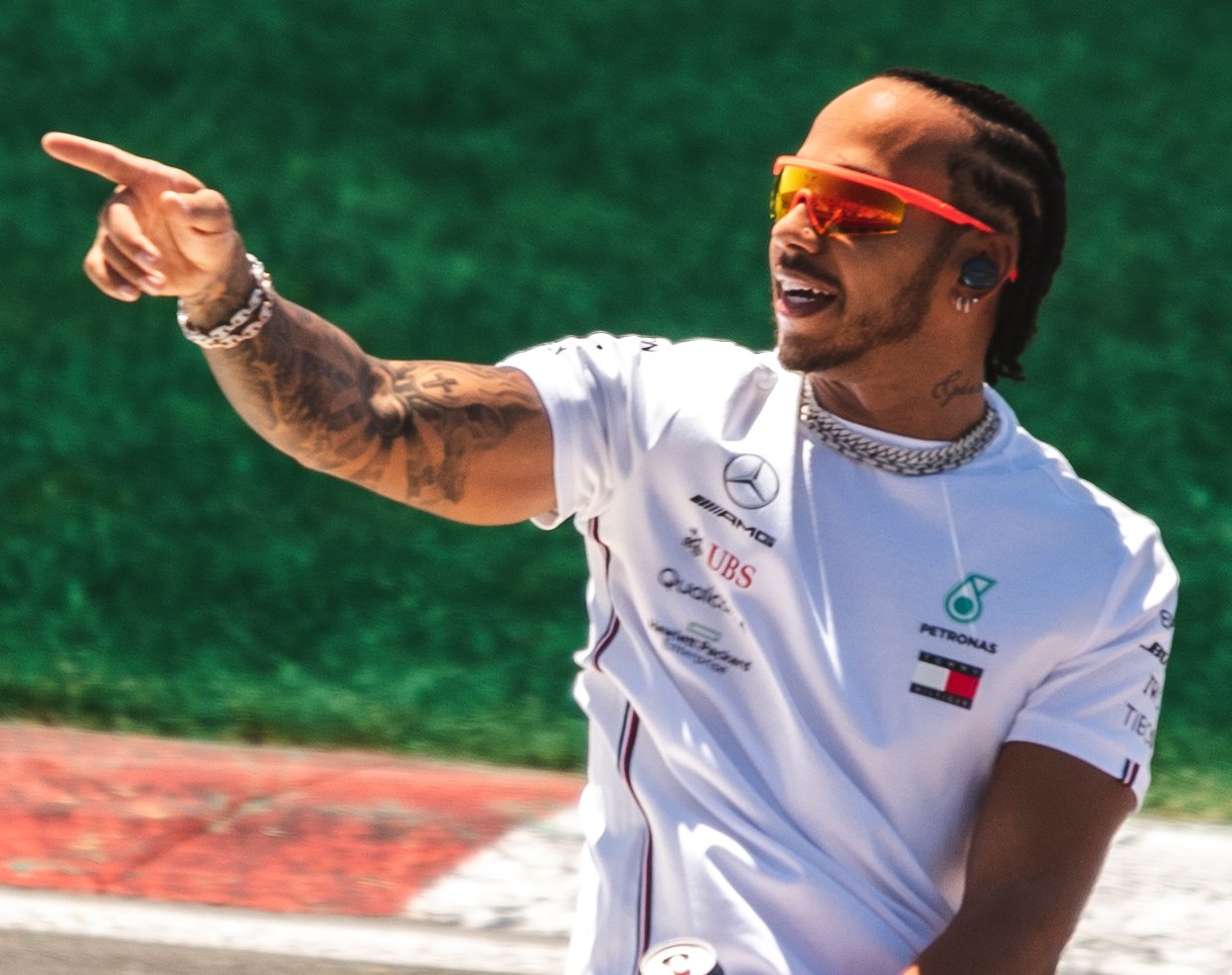 F1 driver Lewis Hamilton