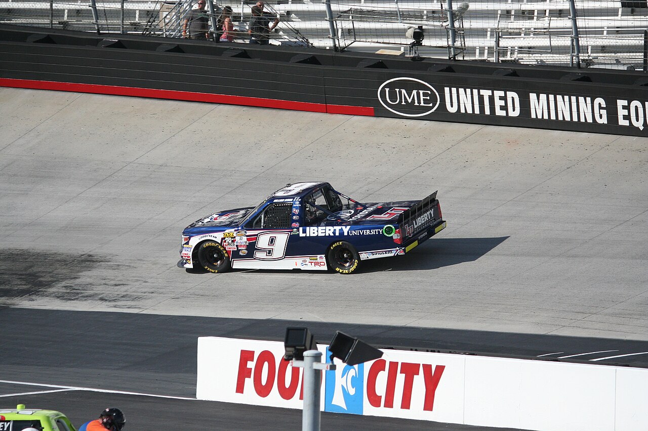 William Byron's No. 9 Liberty University Toyota at Bristol Motor Speedway