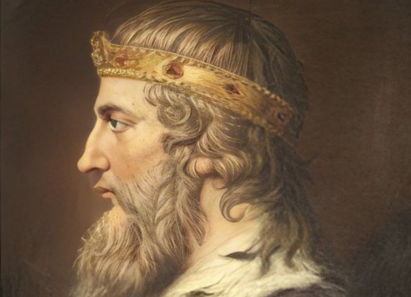 Eighteenth century portrait of Alfred the Great