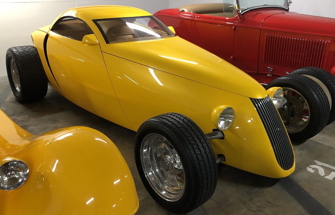 Alumacoupe in the Petersen Museum Vault