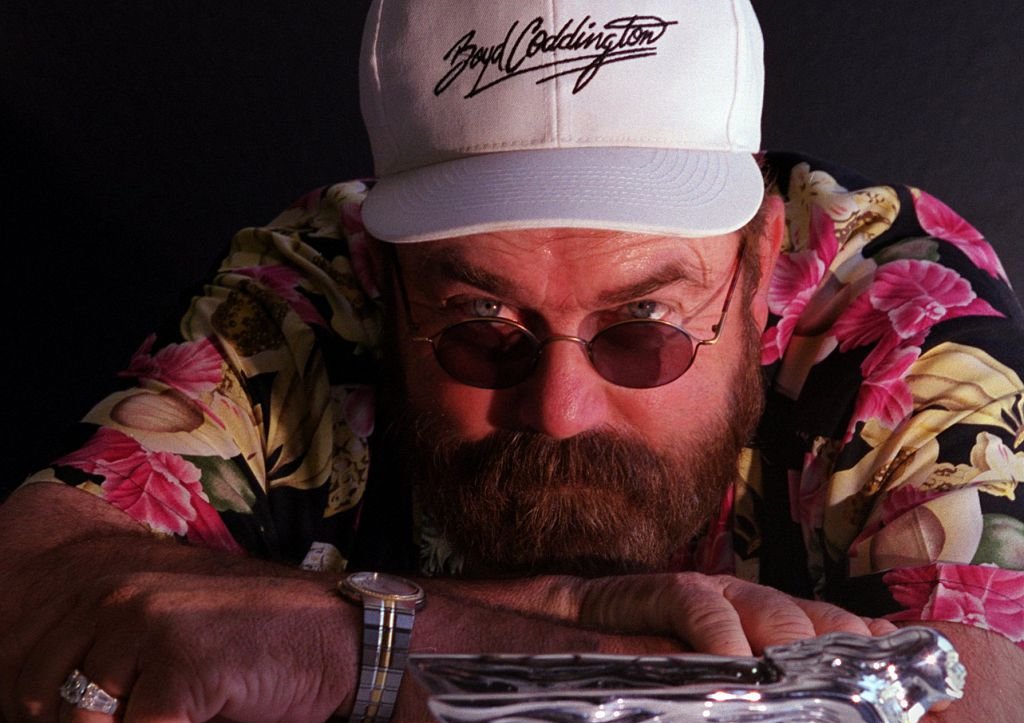 Boyd Coddington next to a customer's 1941 Cadillac