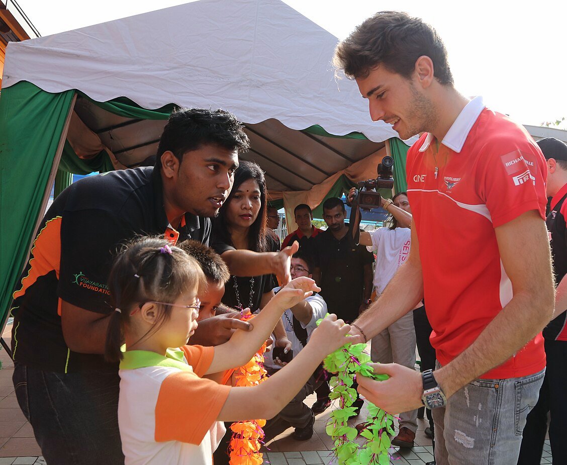 F1 driver Jules Bianchi in 2013