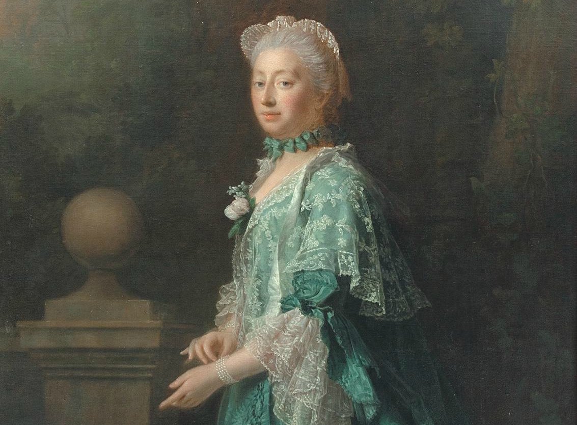Portrait of Princess Augusta of Saxe-Gotha