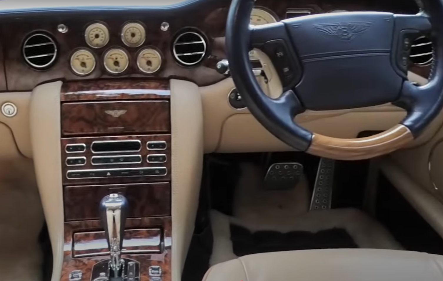 Screenshot of the You Tube video Inside Shaquille O’Neal's UNBELIEVABLE Car Collection