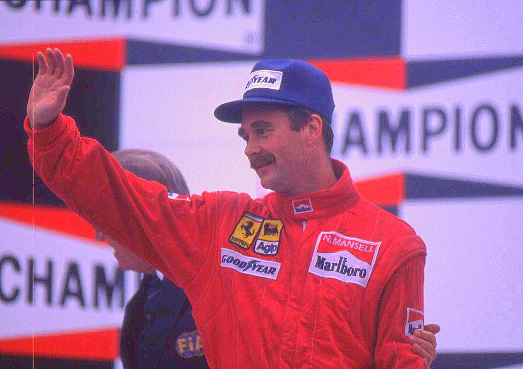 F1 driver Nigel Mansell 