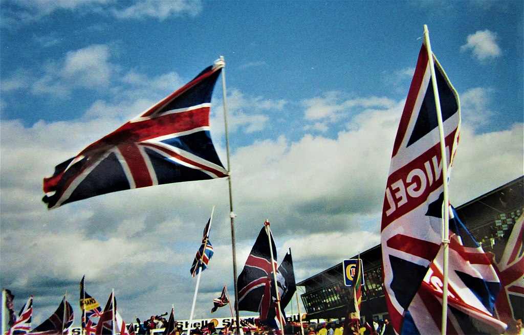 1992-07-12 Track Invasion Following Mansell’s Win At 1992 British Grand Prix, Silverstone, England (2)